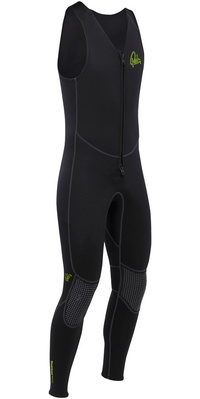2026 Palm Quantum 3mm Neoprene Front Zip Long John Fato De Mergulho 12235 - Black