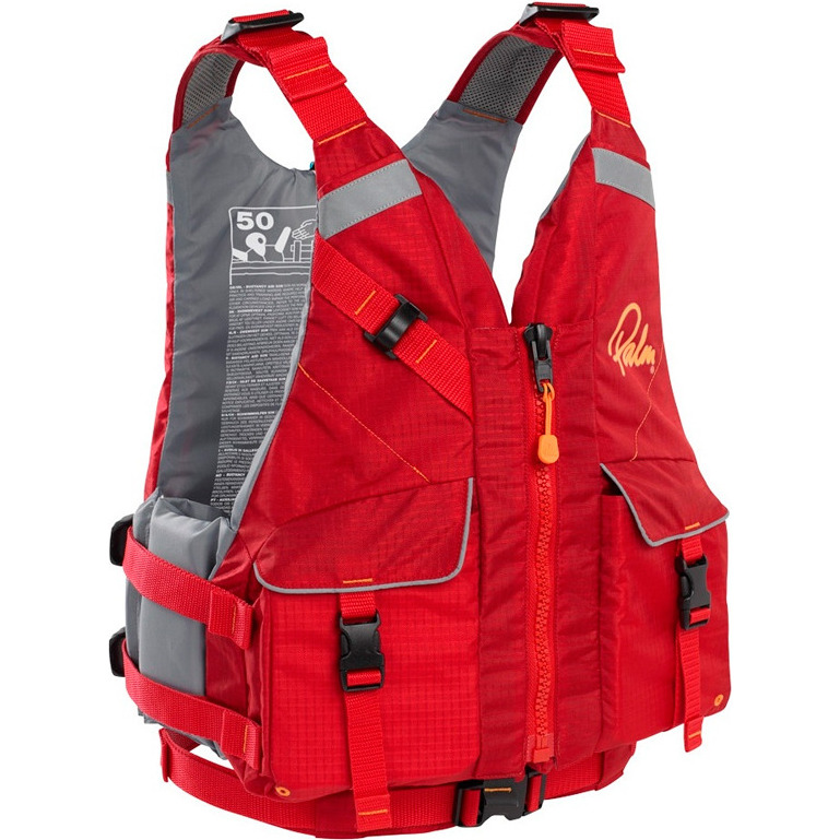 2026 Palm Hydro Adventure PFD Ajuda à Flutuabilidade 11464 - Red