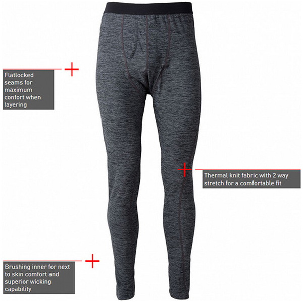 Gill Leggings De Camada Base Para Homem Ash 1283