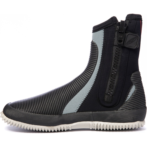 Gul Todos Os Efeitos 5mm Neoprene Botas Zipados Bo1276-a8 - Preto / Cinza
