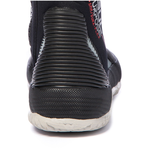 Gul Todos Os Efeitos 5mm Neoprene Botas Zipados Bo1276-a8 - Preto / Cinza