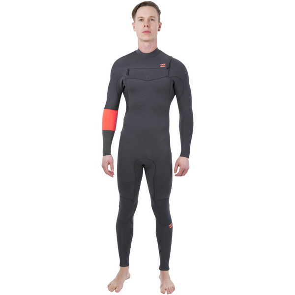Billabong Revolution Chest Zip 3/2mm Wetsuit in GRAPHITE Q43M04