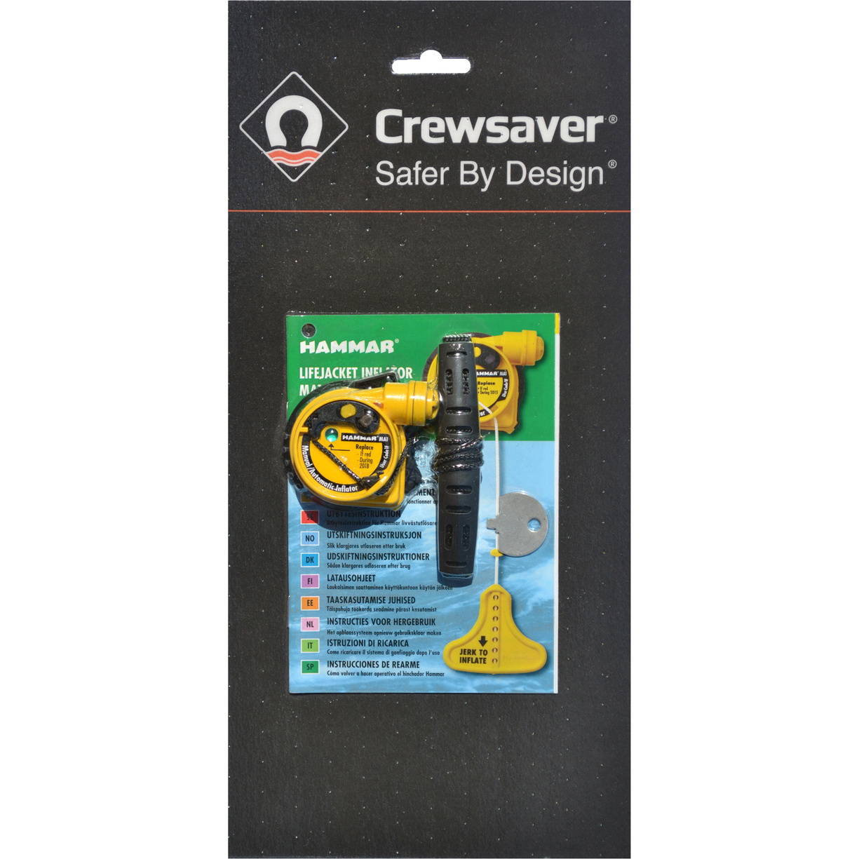 2026 Crewsaver Ergofit Hammar Ma1 Cápsula Automática Com Pega 11308