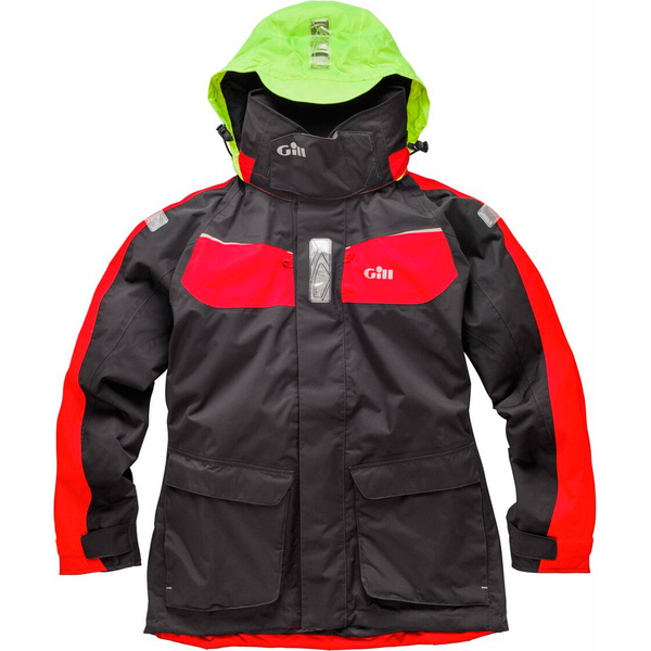 Gill Mens Coast Jaqueta Grafite / Vermelho IN12J