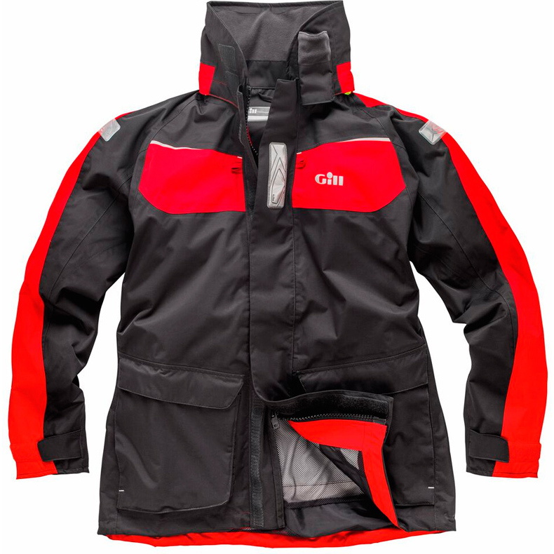 Gill Mens Coast Jaqueta Grafite / Vermelho IN12J