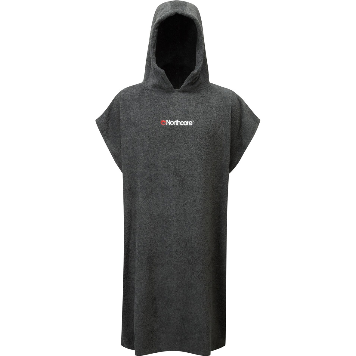 2026 Northcore Beach Basha Hooded Towel Changing Robe / Poncho Noco24 - Cinzento