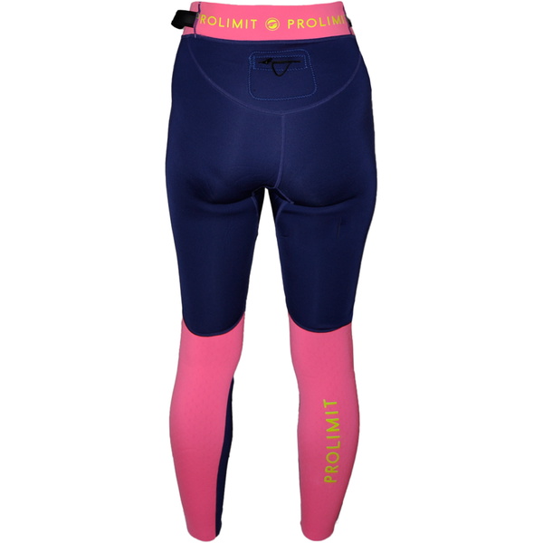Prolimit Womens SUP 2mm Neoprene Calças AZUL / Rosa 64730