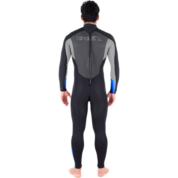 Rip Curl Omega 3/2mm Gbs Wetsuit Back Zip Azul Wsm6lm