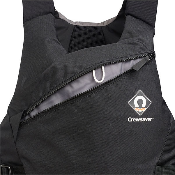 2025 Crewsaver Júnior Pro 50n Side Zip Flutuabilidade Ajuda Preto / Cinza 2621j