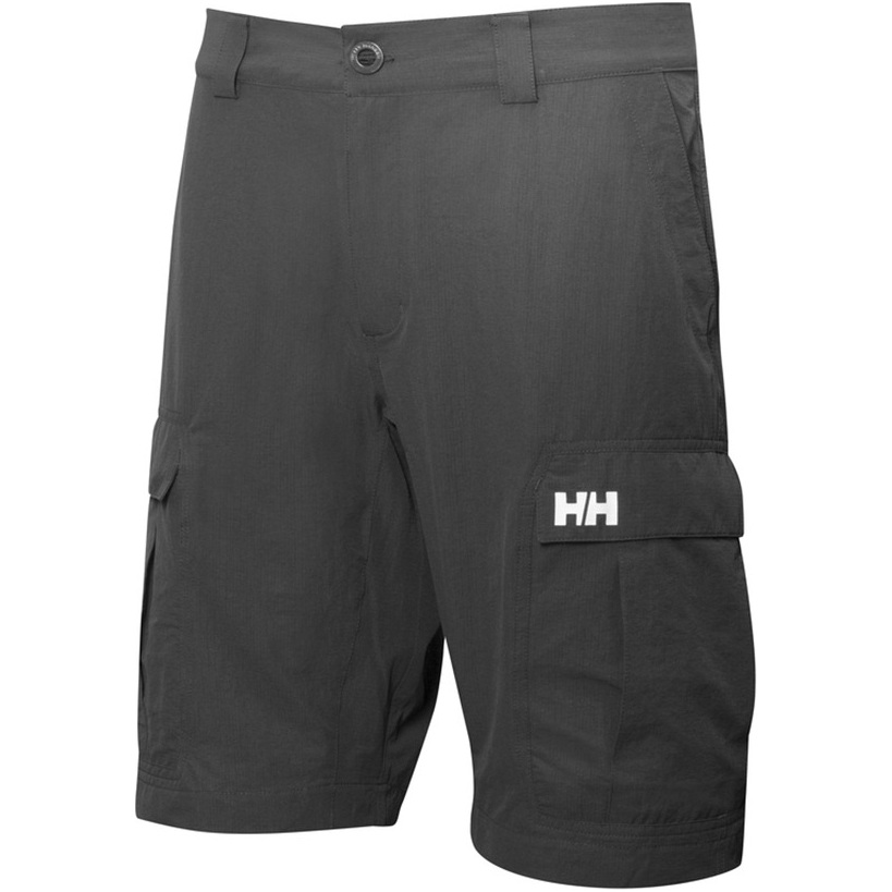 2025 Helly Hansen Mens QD Cargo Shorts Ebony 54154
