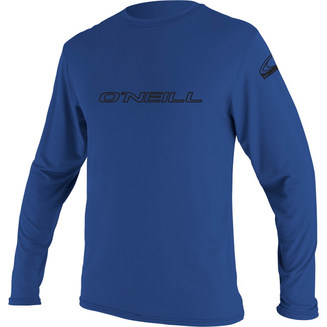 2026 O'Neill Basic Skins T-shirt De Manga Comprida Para Homem 4339 - Pacific