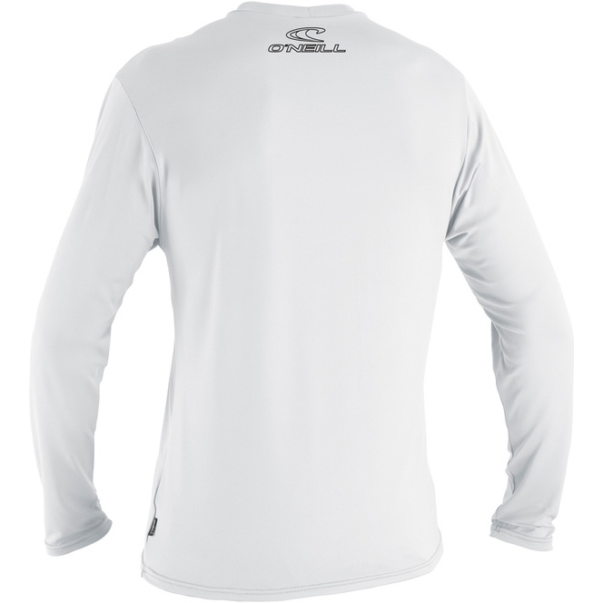 2026 O'Neill Mens Basic Skins Long Sleeve Rash Tee 4339 - White
