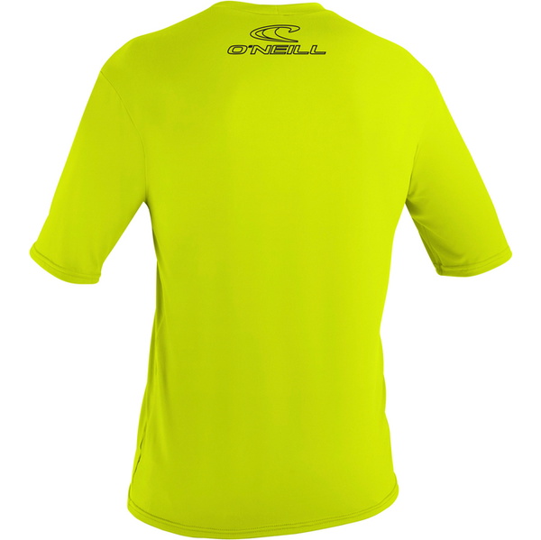 2026 O'Neill Camisa De Sol Masculina Básica Skins De Manga Curta LIME 3402