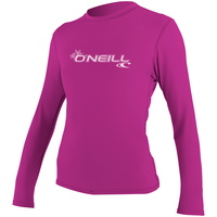 O'Neill Camiseta Feminina Básica Skins Manga Comprida Rash
