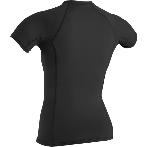2026 O'neill Básicos Para Mulher Skins Manga Curta Crew Lycra Vest 3548 - Preto