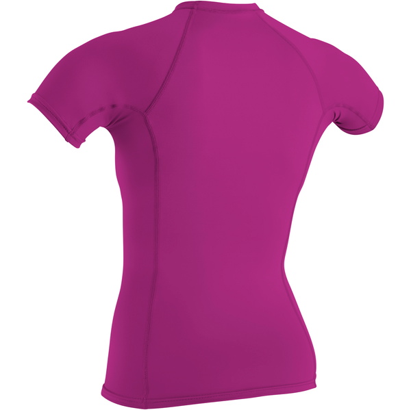2026 O'neill Básicos Para Mulher Skins Manga Curta Crew Lycra Vest 3548 - Rosa Raposa