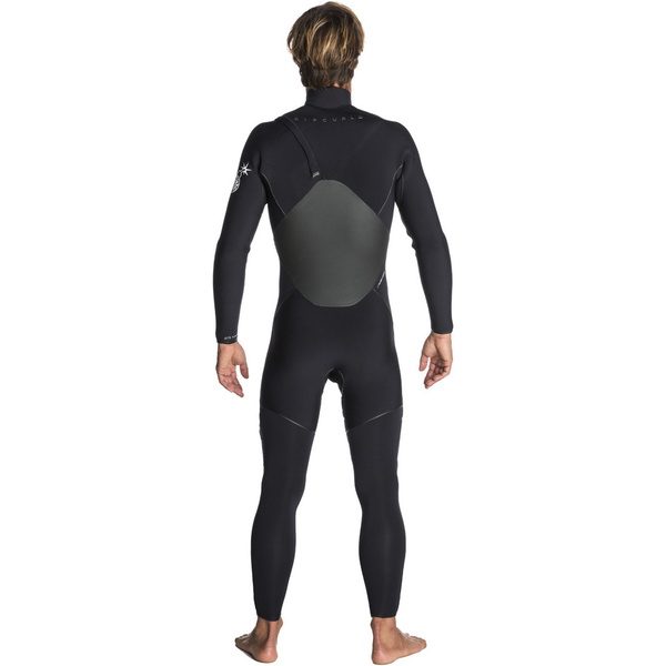 2018 Rip Curl Flashbomb Plus 5 / 3mm Zip Free Wetsuit BLACK WSM7VF