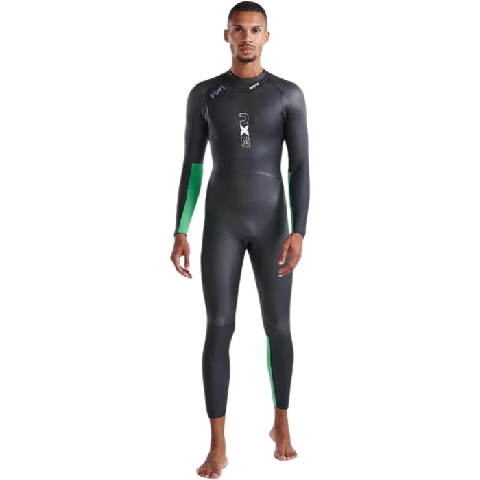 Combinaison Néoprène Zone3 Mens Terraprene Vision Back Zip 2024 – Black/Forest Green – Biodégradable
