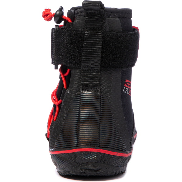 Botas De Cano Alto Gul All Purpose 5mm Com Cadarço 2025 BO1304-B2 - Black /Vermelho