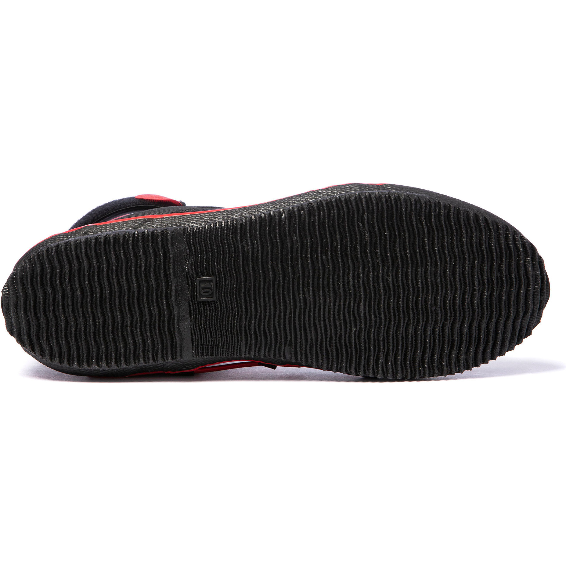 Botas De Cano Alto Gul All Purpose 5mm Com Cadarço 2025 BO1304-B2 - Black /Vermelho