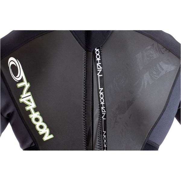 2019 Typhoon Tempestade 5/4 5/4/3mm Gbs Wetsuit Preto / Cinza 250662