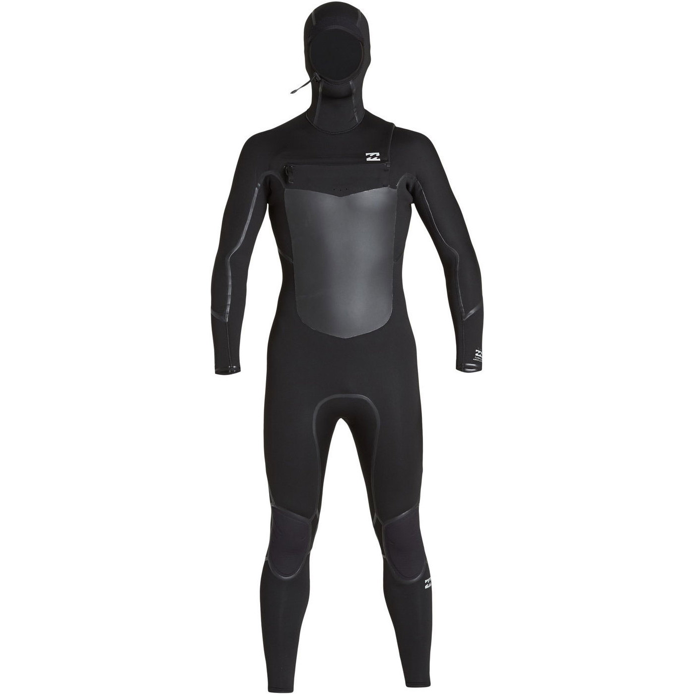 2019 Billabong Furnace Dos Homens Absolute X 5/4mm Com Capuz Chest Zip Wetsuit Preto Q45m08