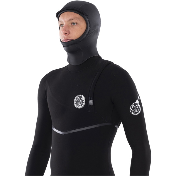 2025 Rip Curl Flashbomb Heatseeker 3mm Capuz De Neoprene Who8af - Preto
