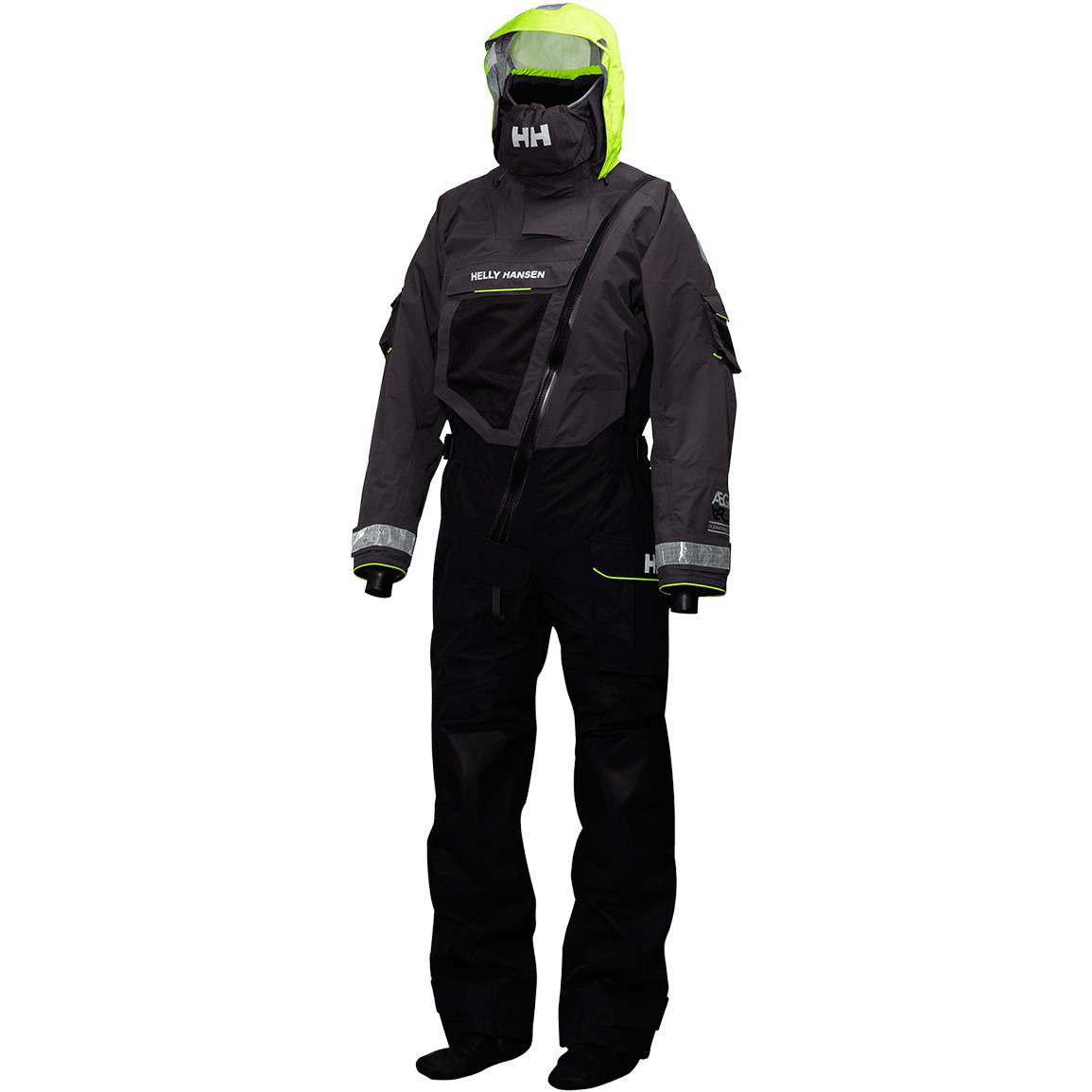 2019 Helly Hansen Aegir Oceano Sobrevivência Drysuit ébano 31706