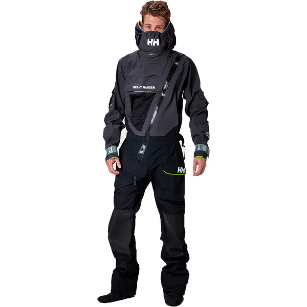 2019 Helly Hansen Aegir Oceano Sobrevivência Drysuit ébano 31706