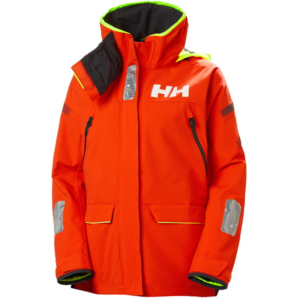 Conjunto 2021 Helly Hansen Feminino Skagen Para Vela Offshore E Calça Combinada - Tomate Cereja / ébano