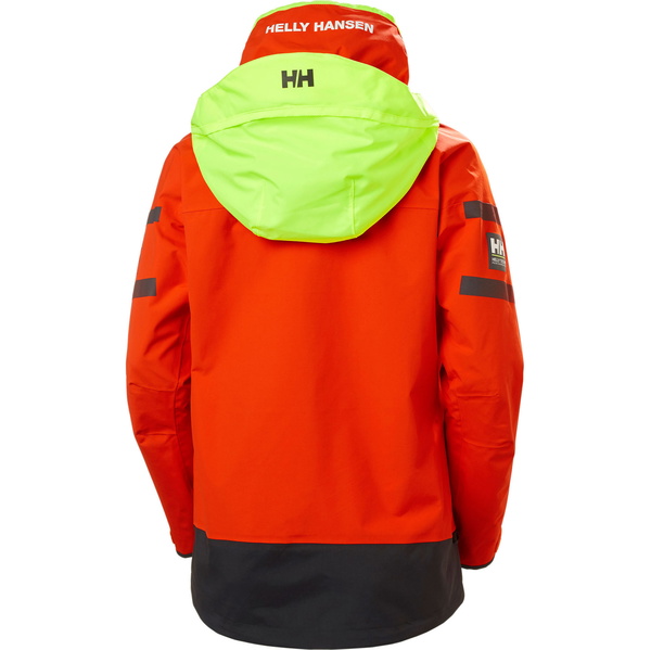 Conjunto 2021 Helly Hansen Feminino Skagen Para Vela Offshore E Calça Combinada - Tomate Cereja / ébano