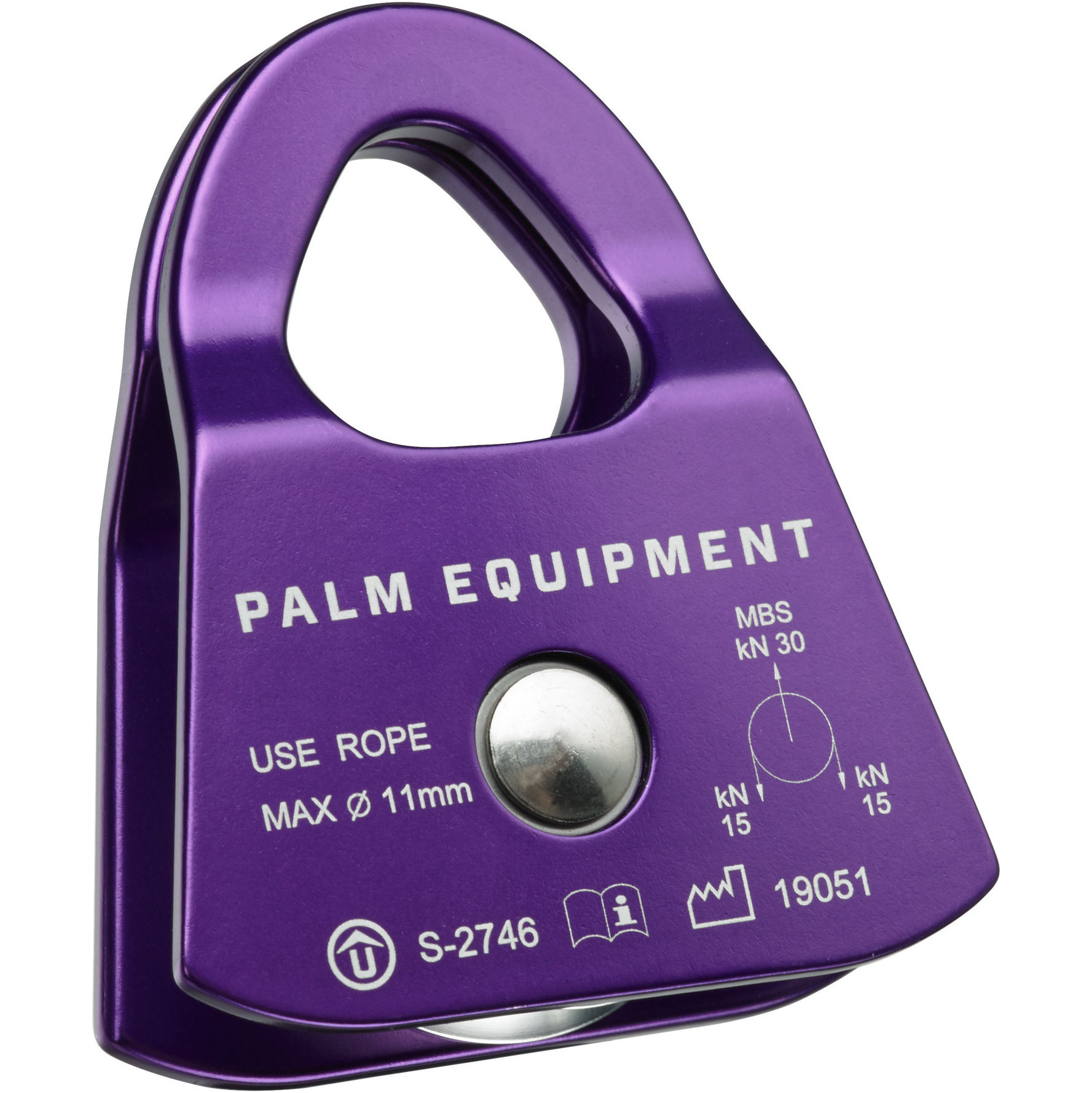 2026 Palm Prussik Minding Pulley 12602 - Purple