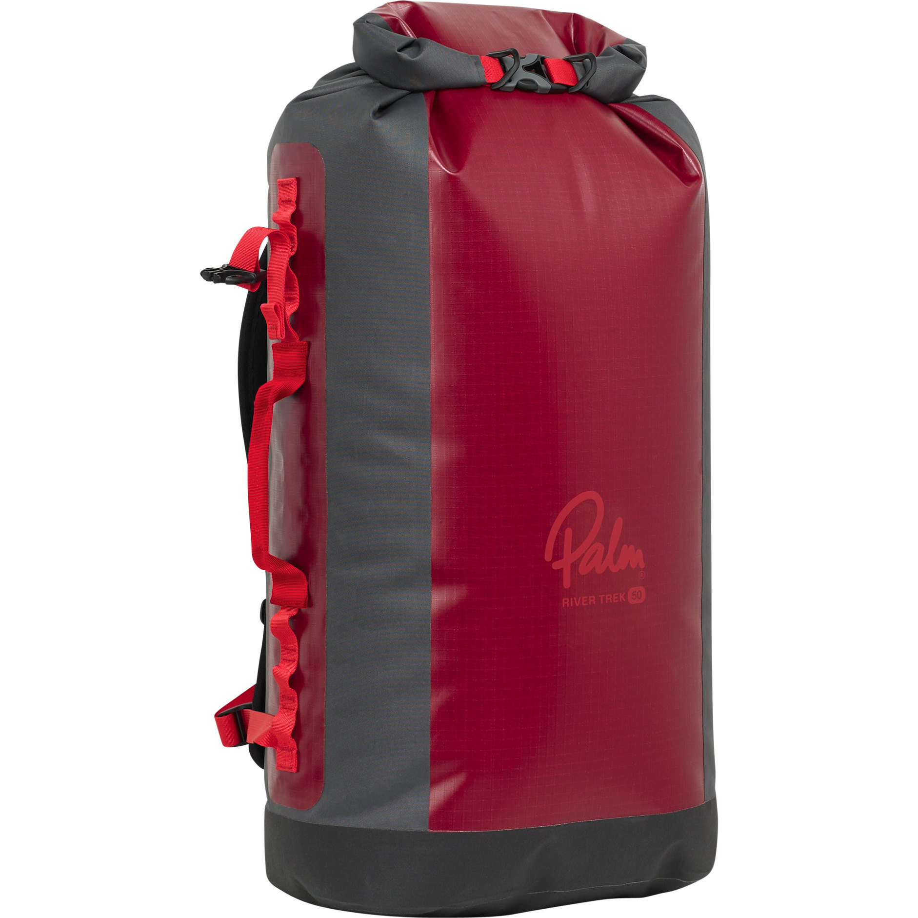 2026 Palm Rio Caminhada 50L Dry Mochila 12348 - Chilli Cinza / Jet