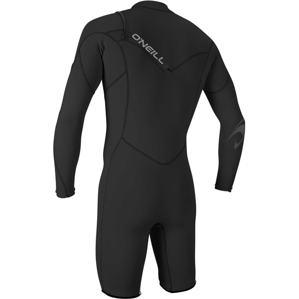 2026 O'neill Masculino Hammer 2mm Manga Comprida Chest Zip Shorty Fato De Mergulho 4928 - Preto