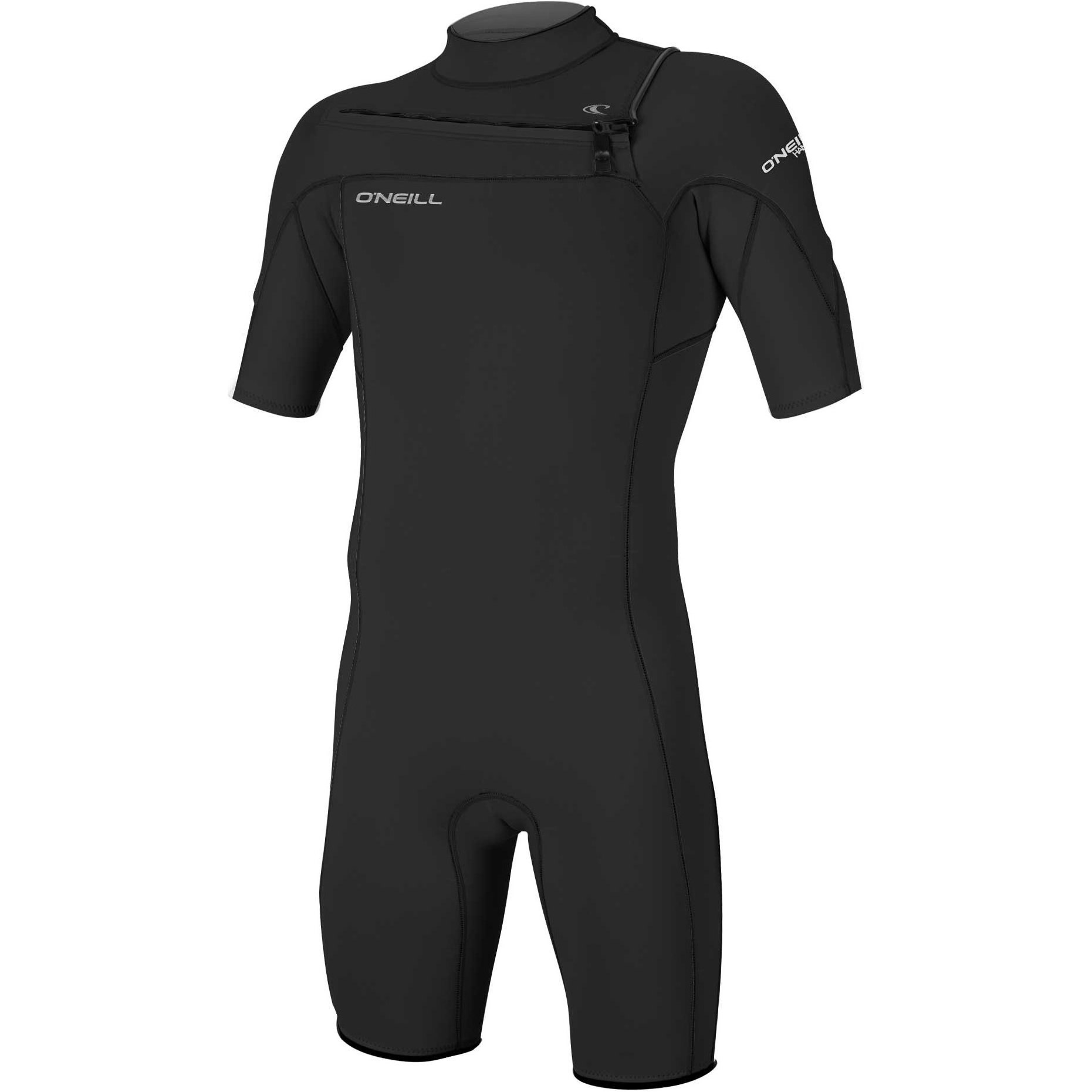 2026 O'Neill Mens Hammer 2mm Chest Zip Shorty Wetsuit 4927 - Black