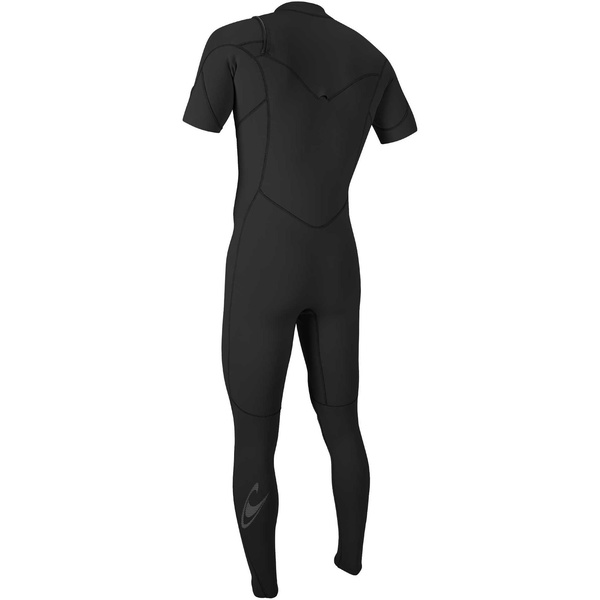 2026 O'Neill Mens Hammer 2mm Short Sleeve Chest Zip Wetsuit 5056 - Black