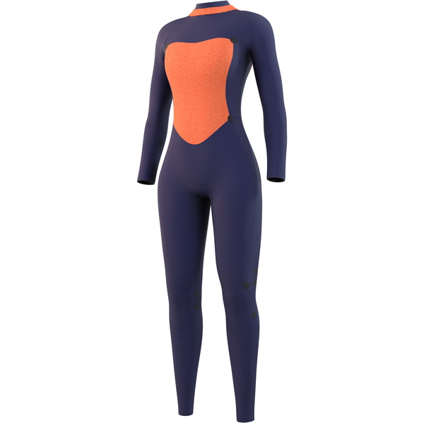 Mystic Mulher Star 3/2mm Back Zip Fato De Mergulho 210318 - Black
