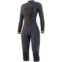 Womens Brand 3/2mm Braço Comprido Perna Curta Back Zip Fato De Mergulho
