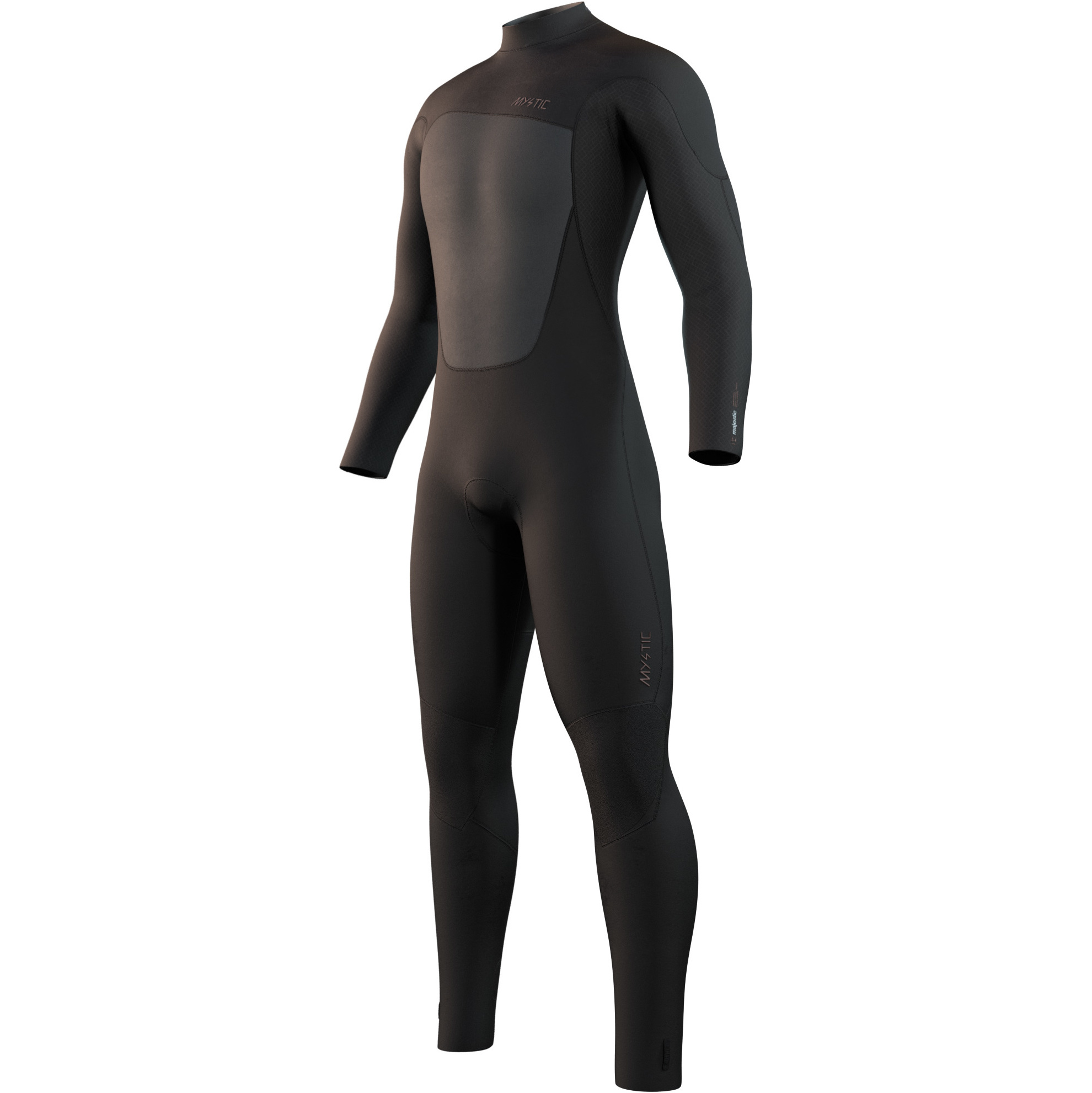 2026 Mystic Dos Homens Majestic 4/3mm Back Zip Fato De Mergulho 35000.230004 - Preto