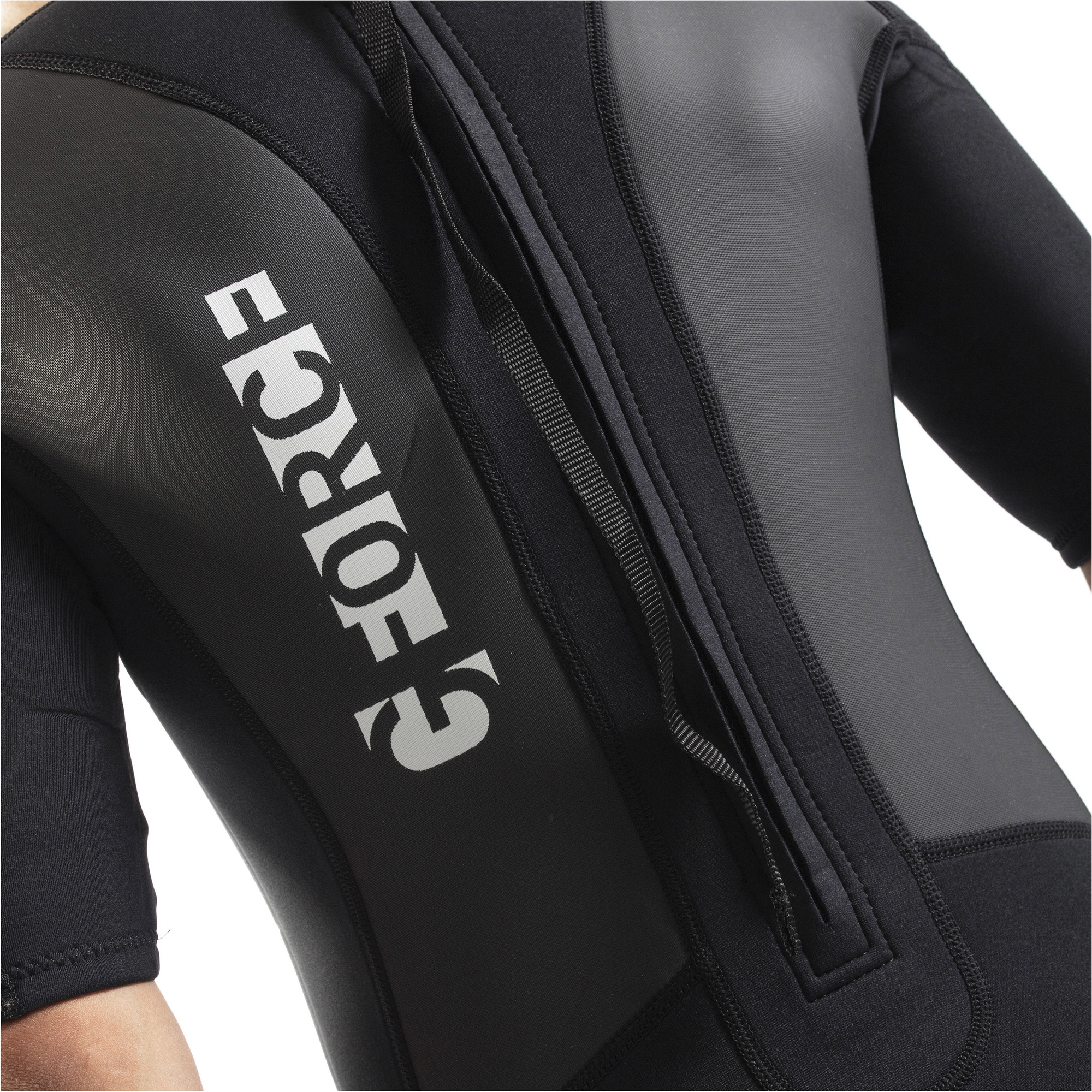 2026 Gul Mens G-Force 3mm Back Zip Shorty Fato De Mergulho GF3305-B7 - Black