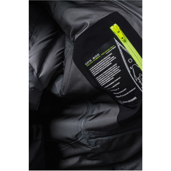 2026 Zhik Unisex OFS800 Casaco De Vela Offshore JKT-0860-U-BLK - Black
