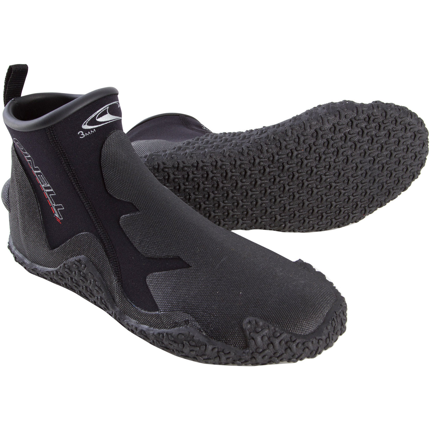 2026 O'neill 3mm Botas De Mergulho Tropical 3998 - Preto