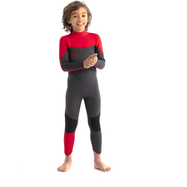 2026 Jobe Junior Boston 3/2mm Back Zip Fato De Mergulho 3035210 - Vermelho