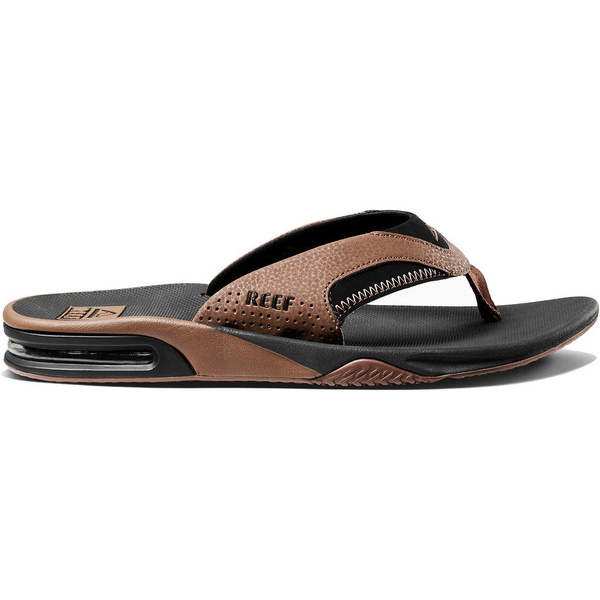 2026 Chinelos Reef Masculinos Ci8102 - Preto / Castanho