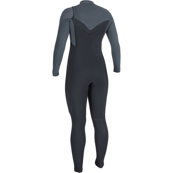 O'Neill Mulher Blueprint 4/3+mm Chest Zip Fato De Mergulho 5501 - Black / Shade