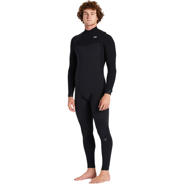 2024 Billabong Revolução Dos Homens 3/2mm Chest Zip Wetsuit Abyw100176 - Preto