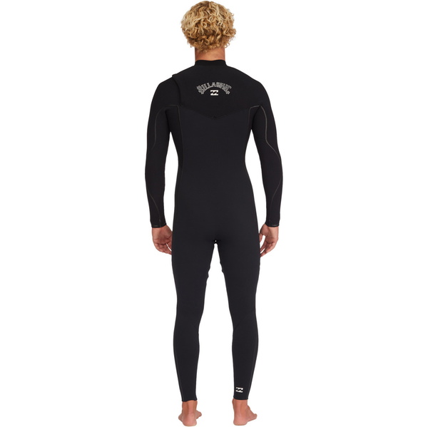 2023 Billabong Dos Homens Furnace Natural 3/2mm Zip Free Wetsuit Abyw100183 - Preto