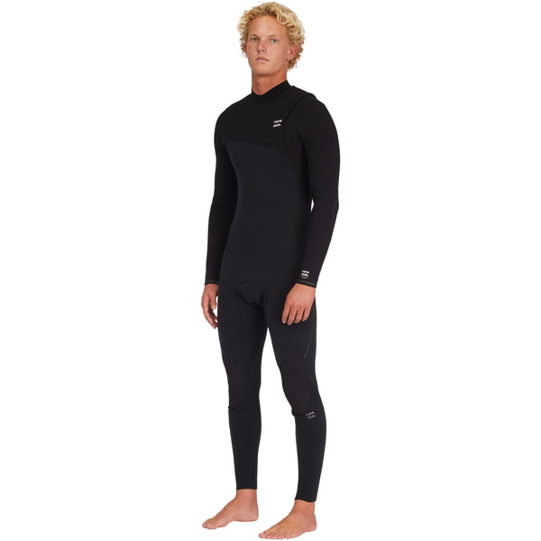 2023 Billabong Dos Homens Furnace Natural 3/2mm Zip Free Wetsuit Abyw100183 - Preto