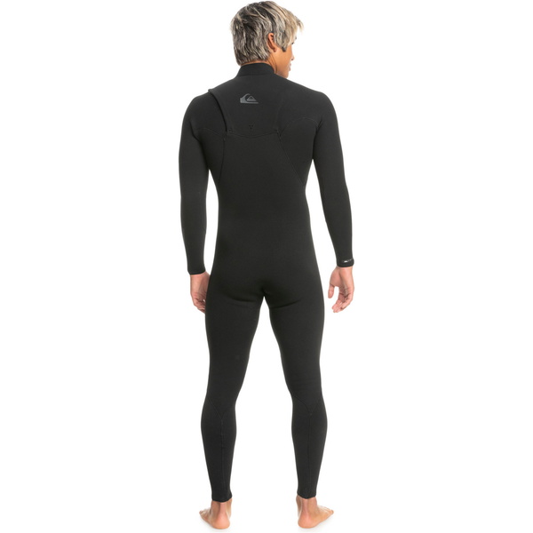 2024 Quiksilver Masculino Highline 3/2mm Chest Zip Wetsuit EQYW103157 - Black