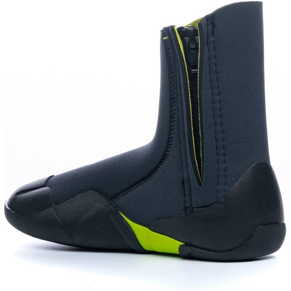 2026 C-Skins Junior Legend 3.5mm Botas De Neopreno Com Fecho De Correr E Biqueira Redonda C-BOLEJZ - Graphite / Flash Green / Black
